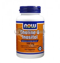 Choline & Inositol - 500 mg. / 100 Caps.