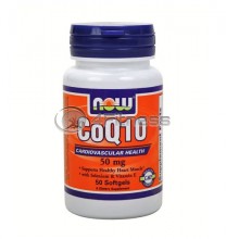 CoQ10 + Vitamin E - 50 mg. / 50 Softgels