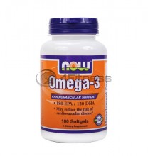 Omega 3 Fish Oil - 1000 mg. / 100 Softgels