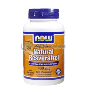 Natural Resveratrol /Mega Potency/ - 200 mg. / 120 VCaps.