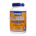 Vitamin C-1000 /Rose Hips/ – 250 Tabs.