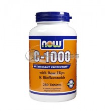 Vitamin C-1000 /Rose Hips/ - 250 Tabs.