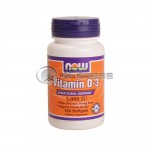 Vitamin D-3 / 5000 IU / - 120 Softgels