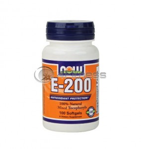 Vitamin E-200 IU /Mixed Tocopherols/ - 100 Softgels