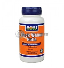 Black Walnut Hulls - 500 mg. / 100 Caps.