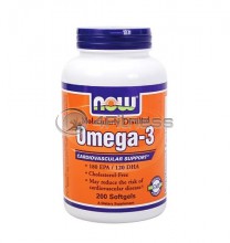 Omega 3 Fish Oil - 1000 mg. / 200 Softgels