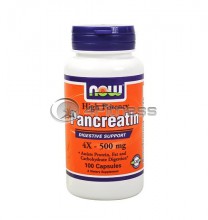 Pancreatin 4X - 500 mg. / 100 Caps.