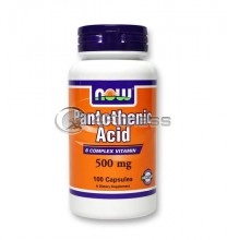 Pantothenic Acid - 500 mg. / 100 Caps.