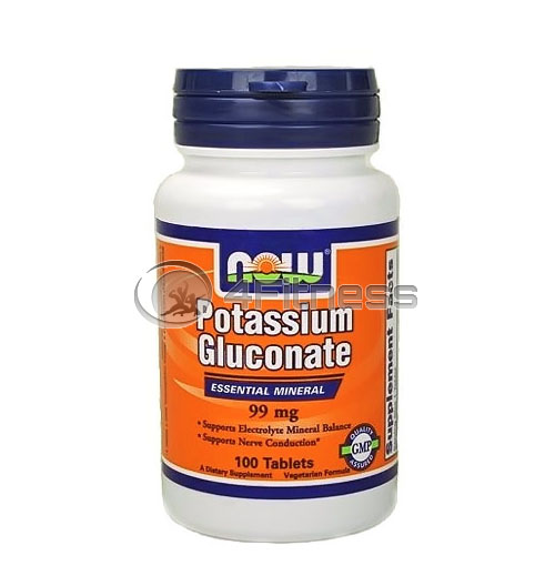 Potassium Gluconate – 99 mg. / 100 Tabs.