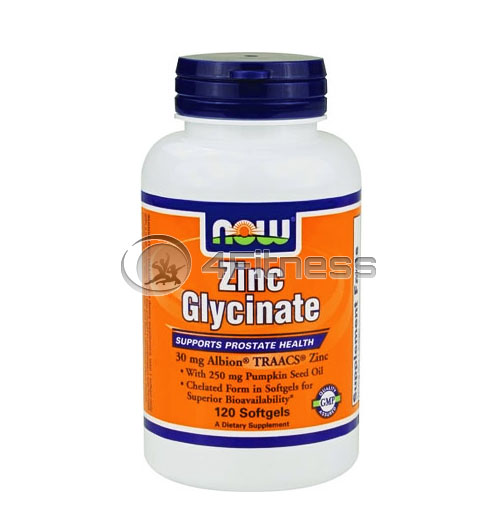 Zinc Glycinate – 30 mg. / 120 Softgels