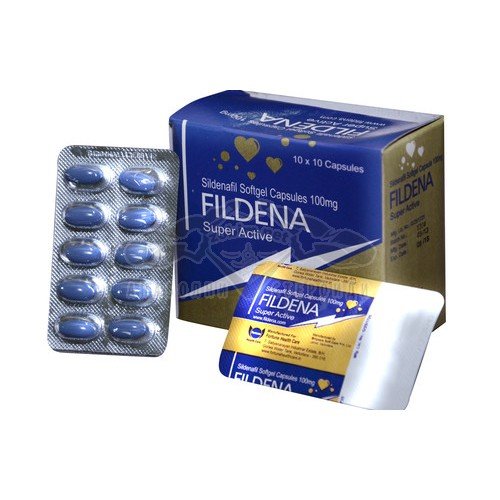 Fildena Super Active (Sildenafil) – 10 капс. х 100 мг.
