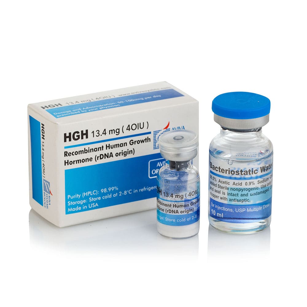 Фармацевтично тестван хормон на растежа Aviva HGH – 40IU
