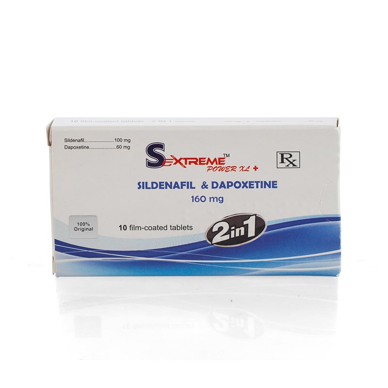 Sextreme Power Xl Sildenafil Citrate 100 мг Dapoxetine 60 мг