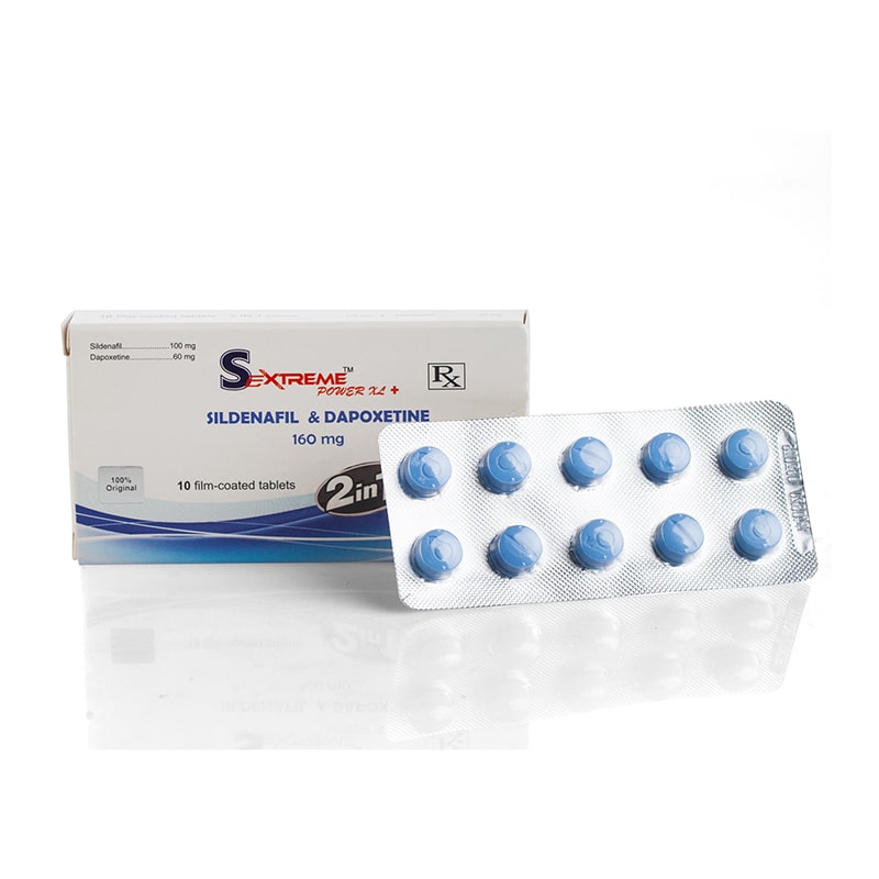 Sextreme Power XL (Sildenafil Citrate 100 мг. + Dapoxetine 60 мг.) – 10 табл.