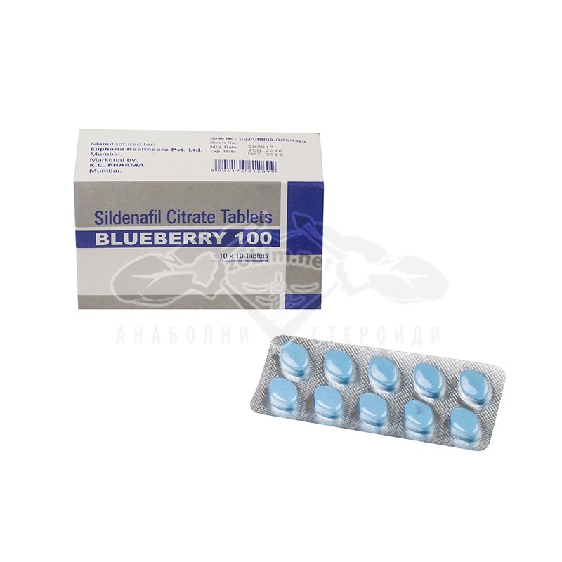 Blueberry 100 (Sildenafil Citrate) – 10 табл. х 100 мг.