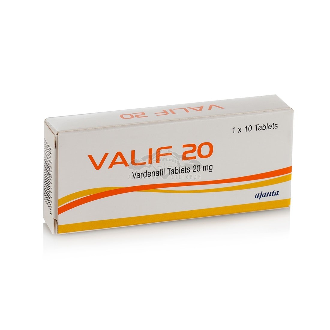 Valif (Vardenafil) – оригинална индийска аптечна Левитра – 10 табл. х 20 мг.