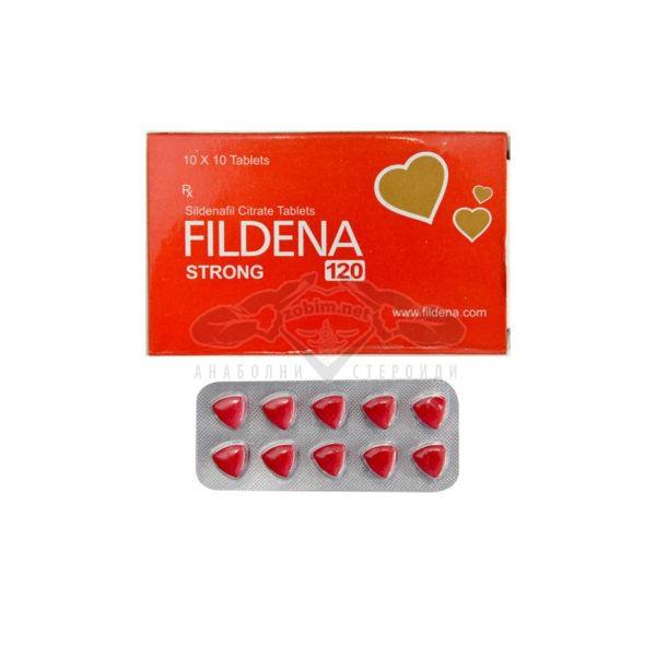 Fildena Strong (Sildenafil Citrate) – 10 табл. x 120 mg.