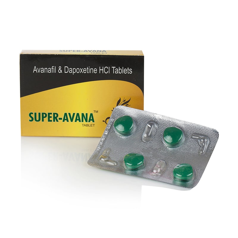 Super Avana (Avanafil + Dapoxetine) – 4 табл. х 160 мг.
