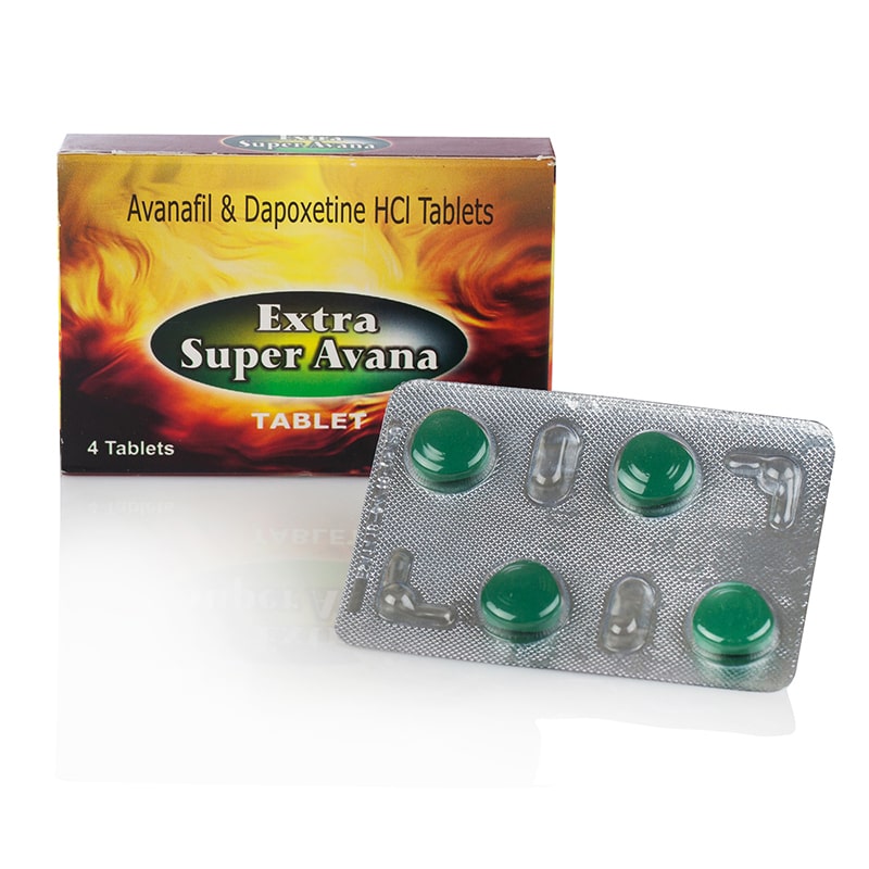 Extra Super Avana (Avanafil + Dapoxetine) – 4 табл. х 260 мг.