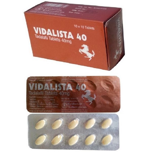 Vidalista 40 (Tadalafil) – двойна доза Циалис – 10 табл. x 40 мг.