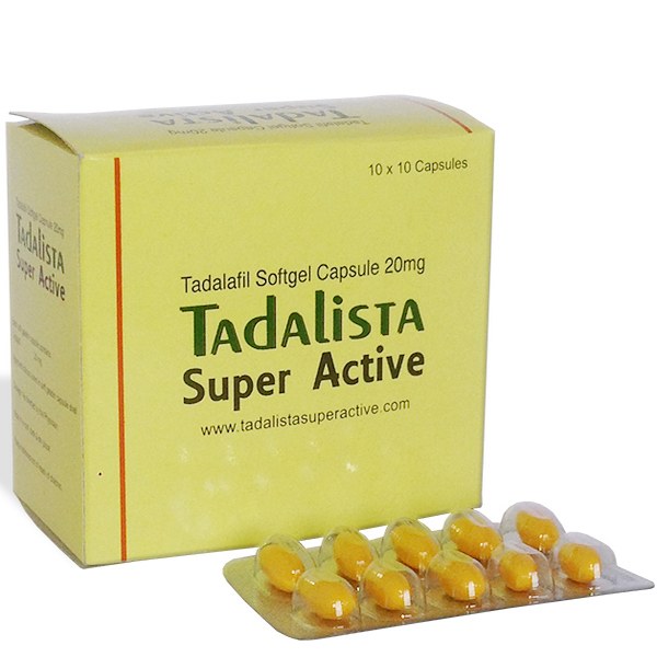 Tadalista Super Active Softgels (Tadalafil – Циалис) – 10 меки капс. х 20 мг.