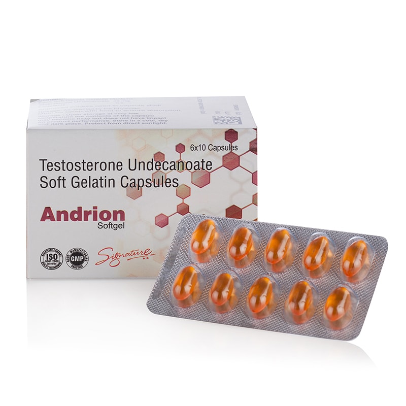Andrion Testocaps (Testosterone Undecanoate) – 60 капс. х 40 мг.