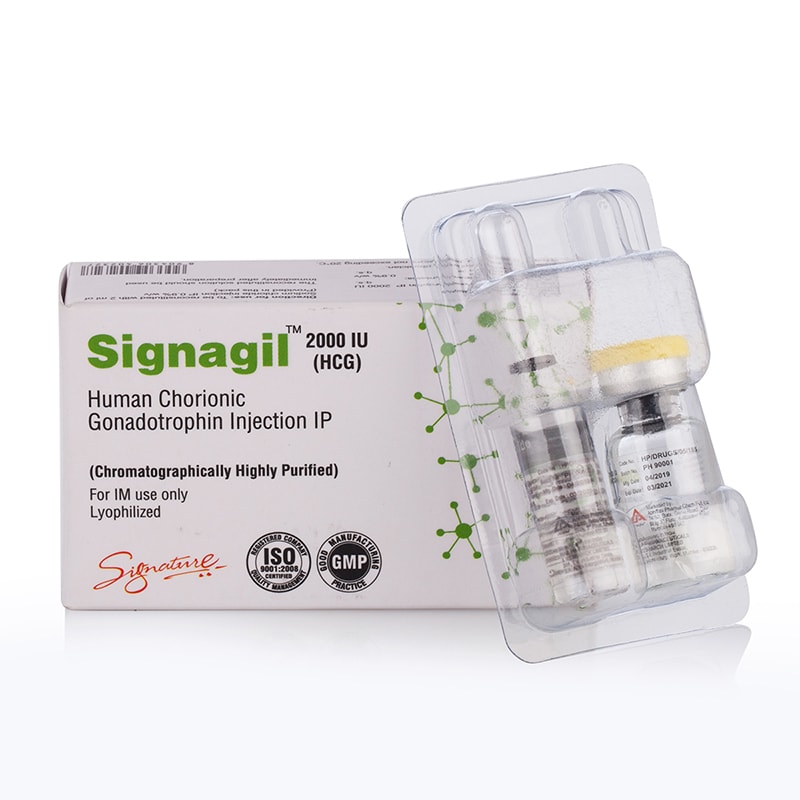 Signagil™ 2000 IU (индийски аптечен Прегнил) – 1 амп. + разтвор