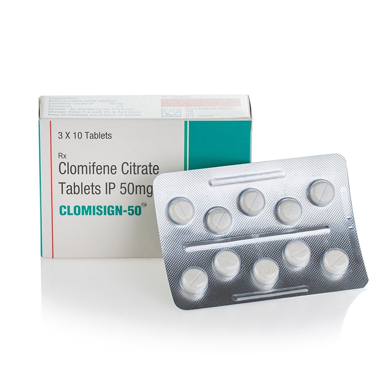 Clomisign (Clomiphene Citrate) – 10 табл. х 50 мг.(Кломифен цитрат)