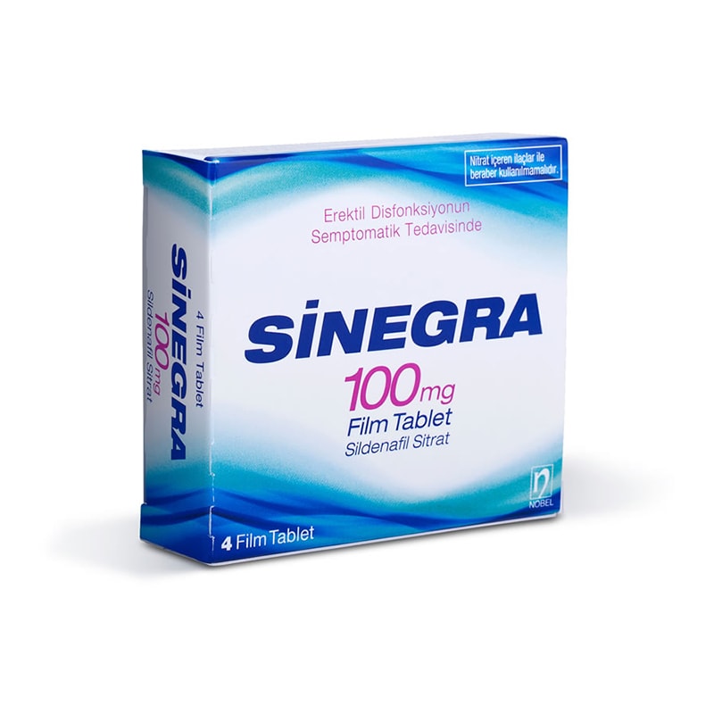 Синегра (Виагра генерик) – 4 табл. х 100 мг.