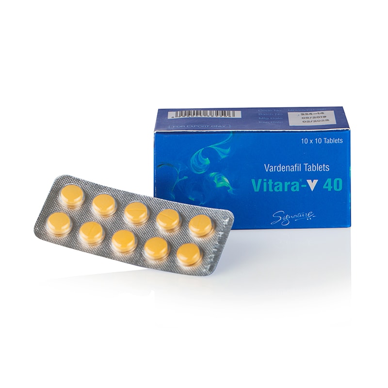 Vitara 40 (Vardenafil) – Левитра – 10 табл. x 40 мг.