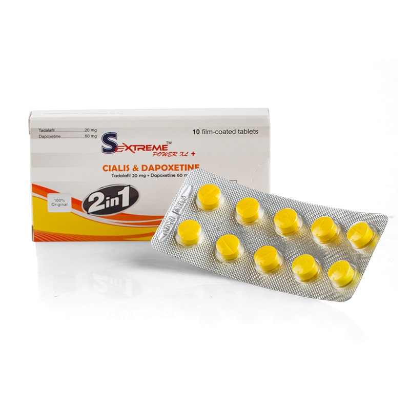 Sextreme Power XL – CIALIS EDITION (Tadalafil 20 мг. + Dapoxetine 60 мг.) – 10 табл.