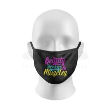 Black Mask Beauty Brains and Muscle