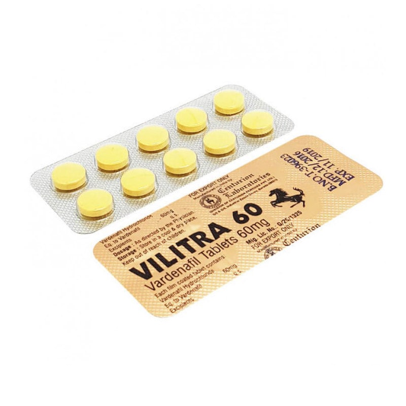 Vilitra 60 (Vardenafil) – Левитра – 10 табл. x 60 мг.