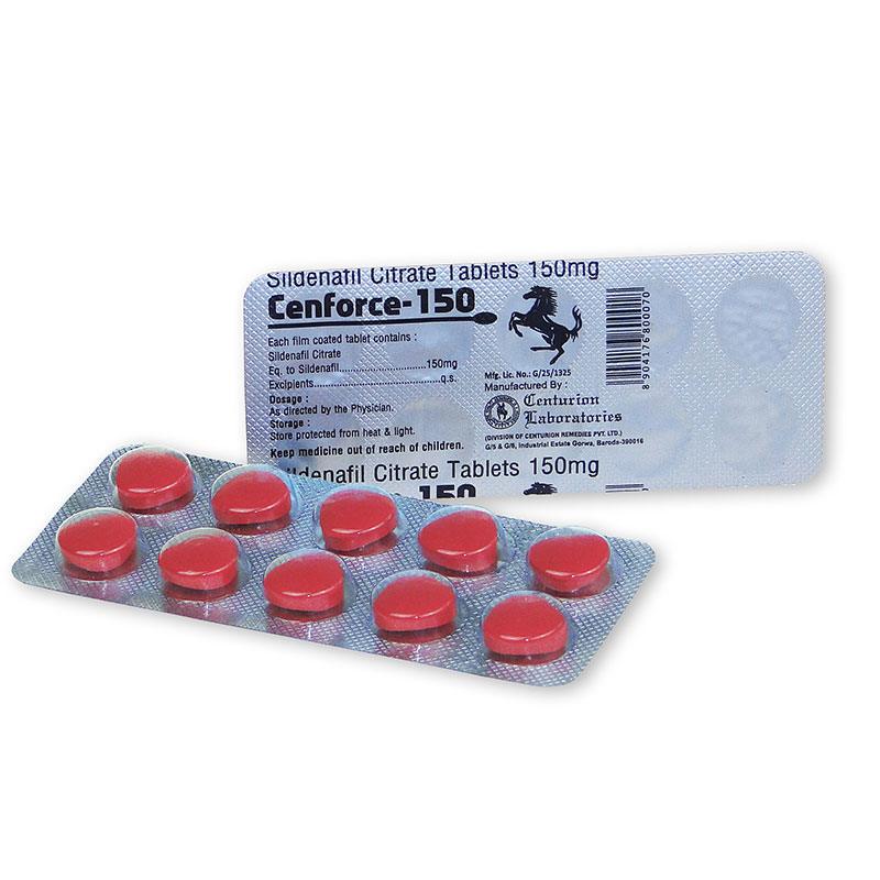 Cenforce 150 (силденафил) – 10 табл. х 150 мг.