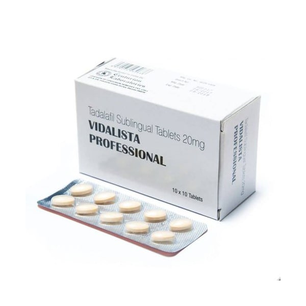 Vidalista Professional 20 (Дъвчащ Циалис) – 10 табл. х 20 мг.