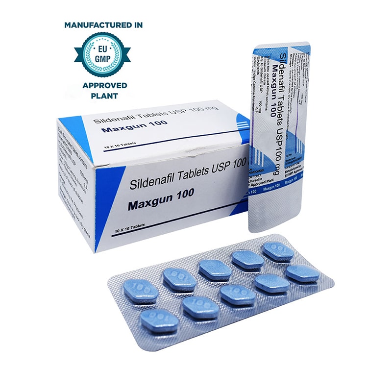 Maxgun 100 (Sildenafil) – 10 табл. х 100 мг.