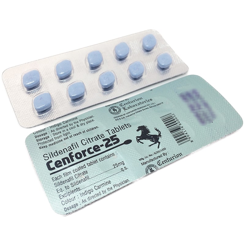 Cenforce 25 (Sildenafil) – 10 табл. х 25 мг.