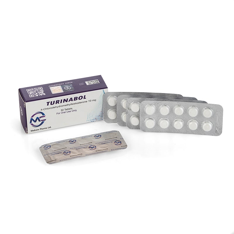 Turinabol (Chlordehydromethyltestosterone) 50 табл. х 10 мг.