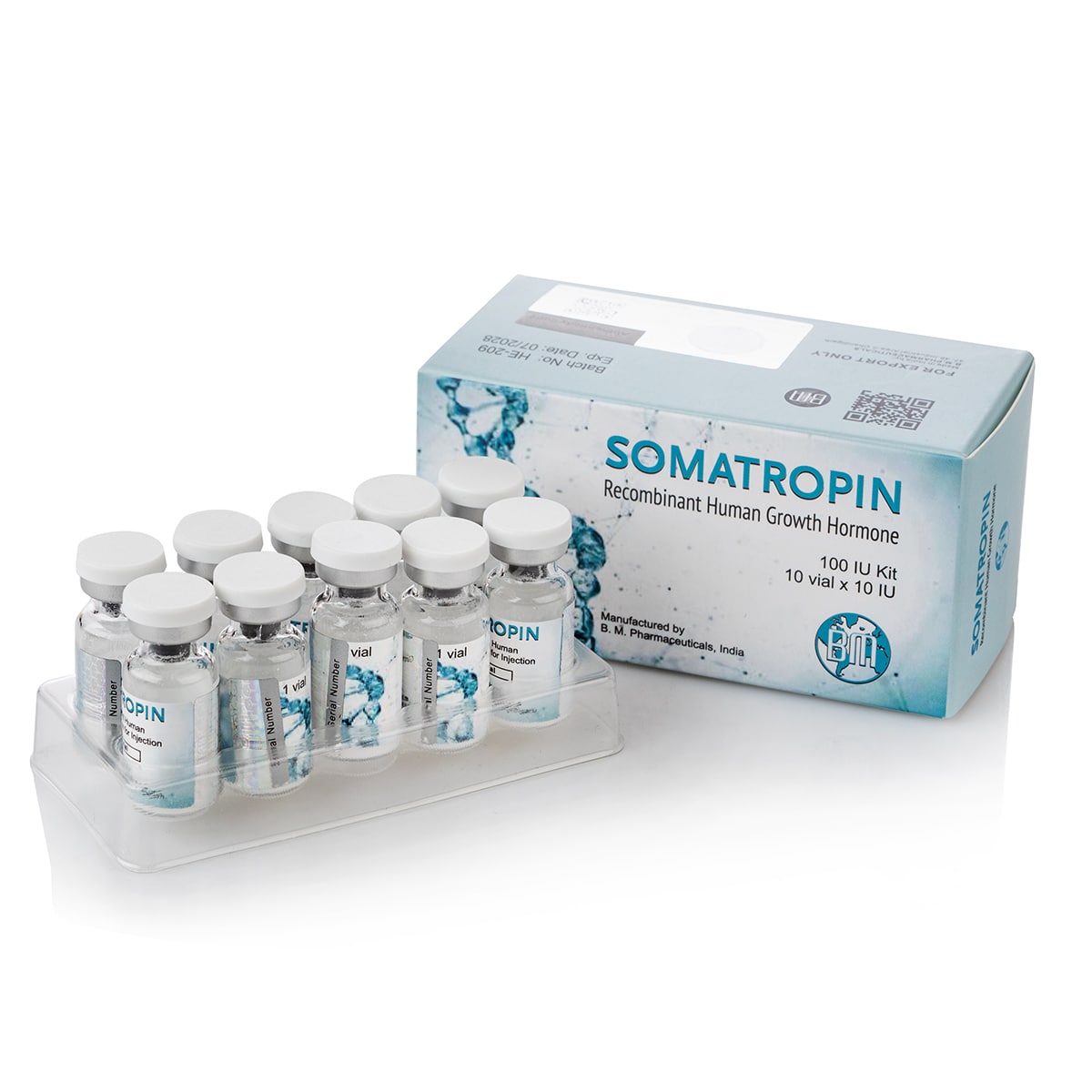 Somatropin (RHGH) 10 флак. х 10 IU