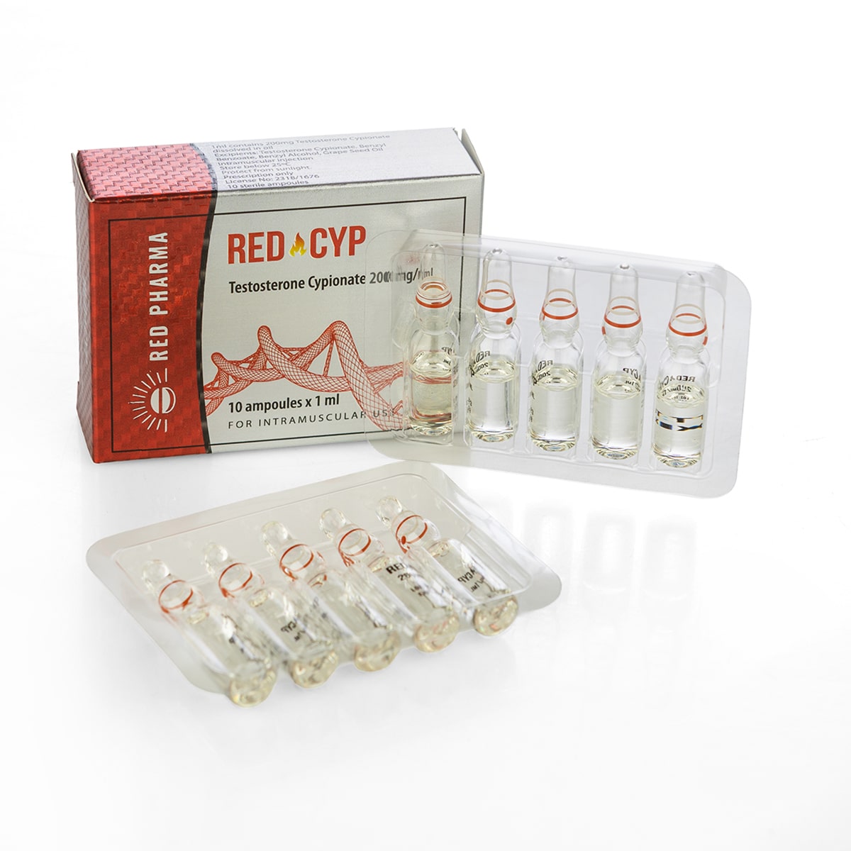 RED CYP (Testosterone Cypionate) – 10 амп. х 250 мг.
