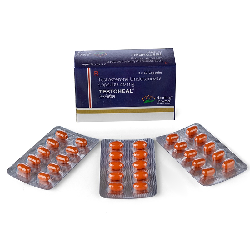 Testoheal (Testosterone Undecanoate) – 30 капсули х 40 мг.