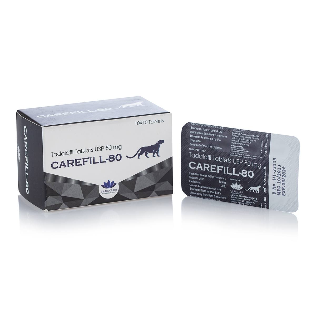 Carefill-80 (Tadalafil) 10 табл. х 80 мг.