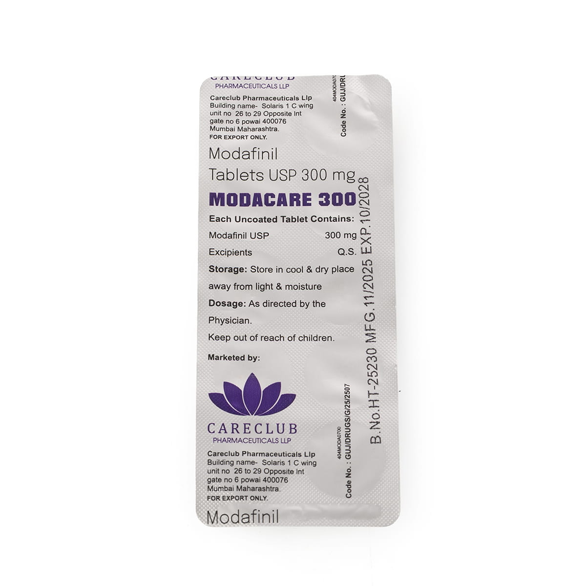 Modacare 300 – 10 табл. x 300 мг.